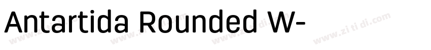 Antartida Rounded W字体转换